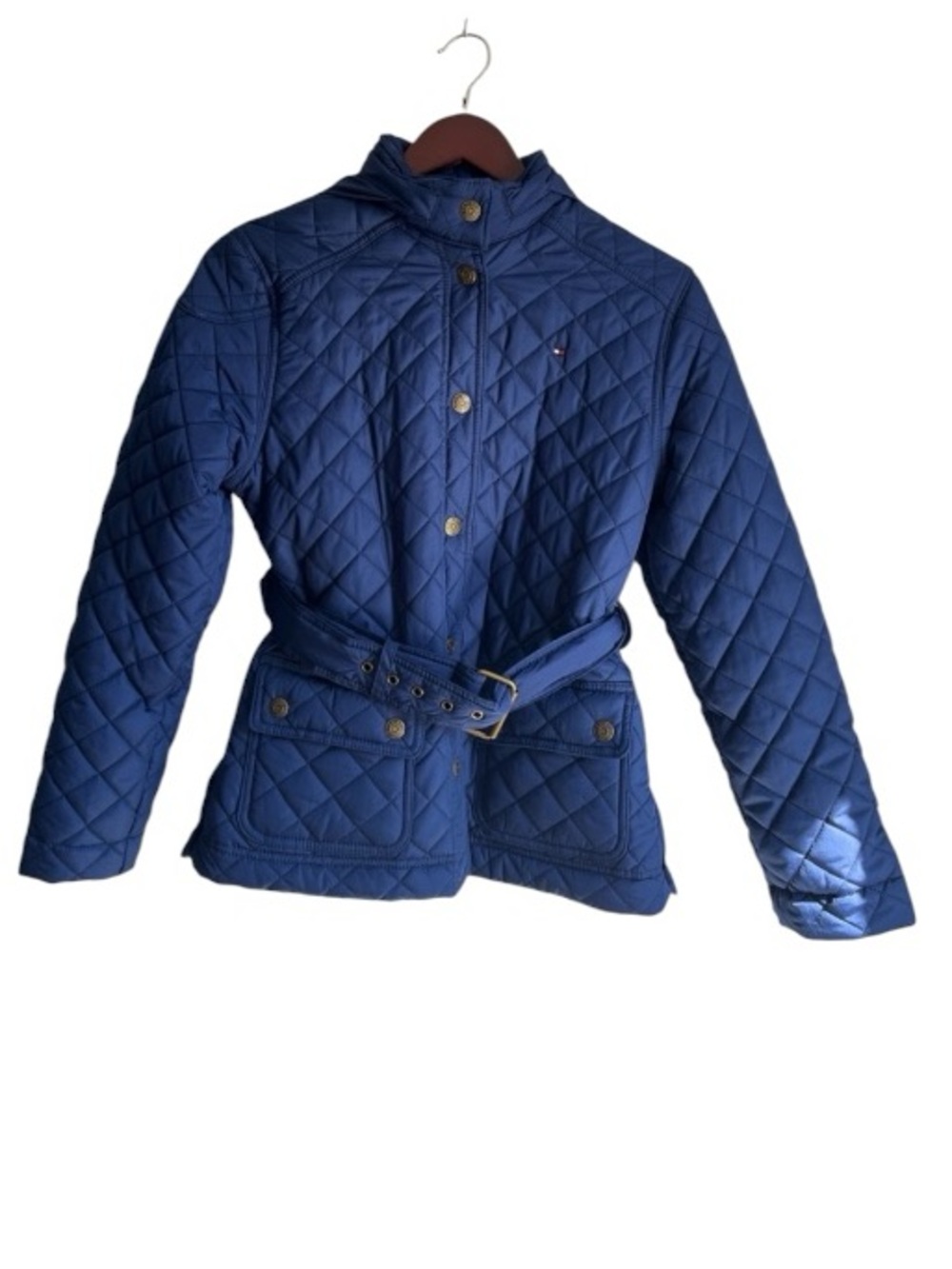 Tommy Hilfiger Quilted Belted Puffer Jacket – Kids XL